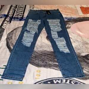 Women’s Blue Fashion Nova Jeans